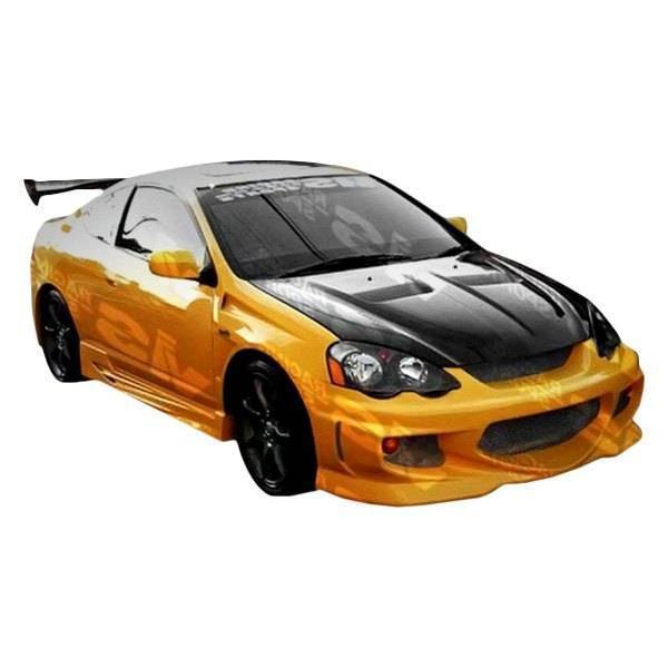 2002-2004 Acura RSX 2 doors GT BOMBER Style FRP Primer Front Bumper-1