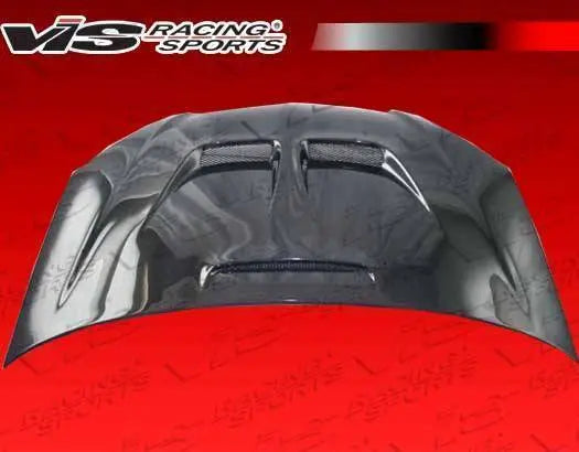 2002-2006 Acura RSX 2 doors JS Style Carbon Fiber Black Hood-3