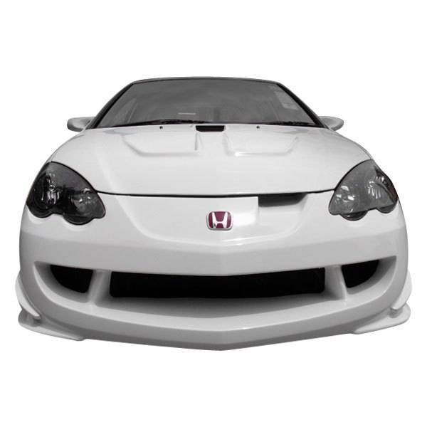 2002-2004 Acura RSX 2 doors TECHNO R Style FRP Primer Front Bumper-1