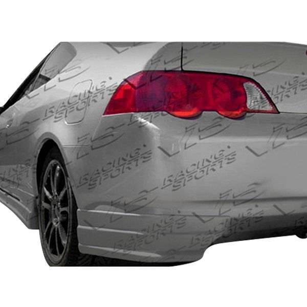 2002-2004 Acura RSX 2 doors TRACER 2 Style FRP Primer Rear Lip-1