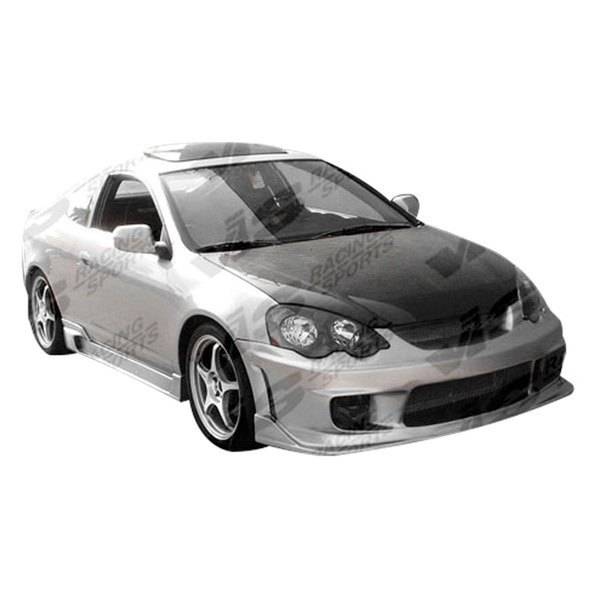2002-2004 Acura RSX 2 doors WINGS Style FRP Primer Full Kit-1