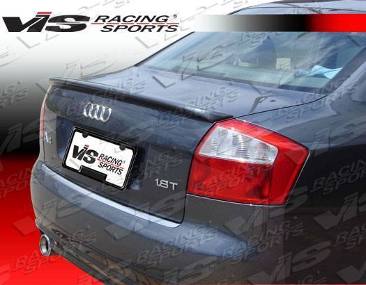 2002-2005 Audi A4 4 doors A-TECH Style FRP Primer Spoiler-2