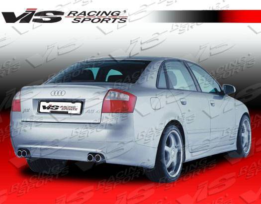 2002-2005 Audi A4 4 doors A-TECH Style FRP Primer Rear Lip-2