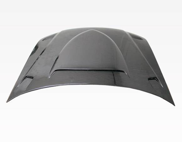 2002-2005 AUDI A4 4 doors Euro R Style Carbon Fiber Black Hood-2