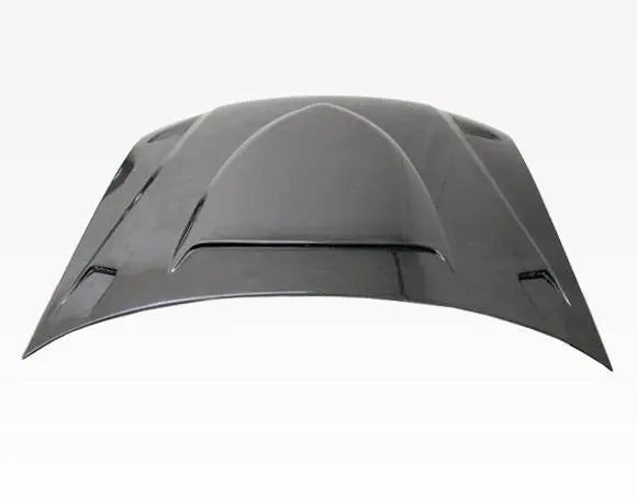 2002-2005 AUDI A4 4 doors Euro R Style Carbon Fiber Black Hood-2