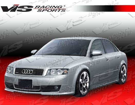 2002-2005 Audi A4 4 doors J-SPEED Style FRP Primer Front Lip-1