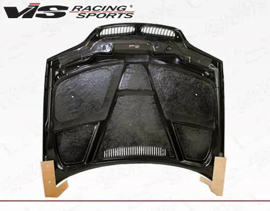 2002-2005 BMW 3 SERIES E46 4 doors GTR Style Carbon Fiber Black Hood-5