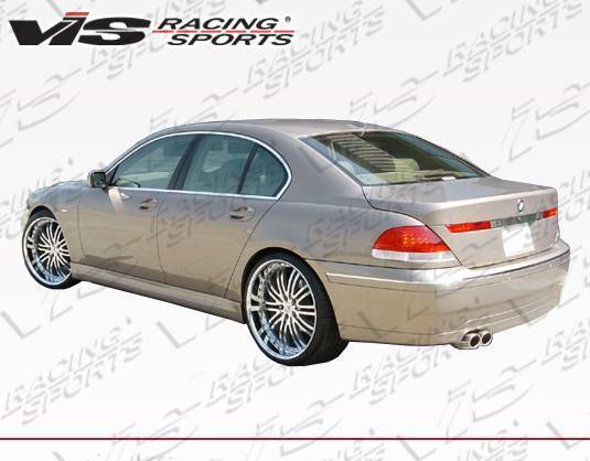 2002-2005 BMW 7 SERIES E65 4 doors ACT Style FRP Primer Rear Lip-2