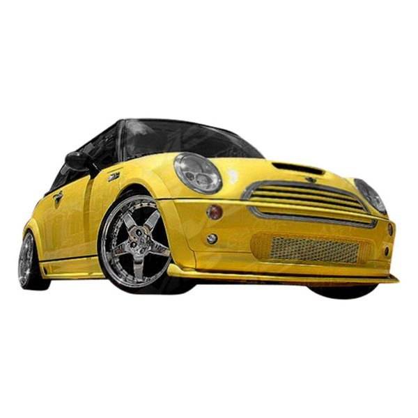 2002-2006 BMW Mini Cooper 2 doors EURO TECH Style FRP Primer Full Kit-1