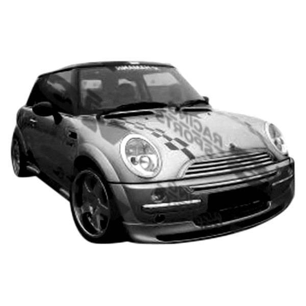 2002-2006 BMW Mini Cooper 2 doors EURO TECH Style FRP Primer Front Lip-1