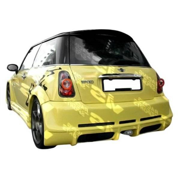 2002-2006 BMW Mini Cooper 2 doors MAX Style FRP Primer Rear Bumper-2
