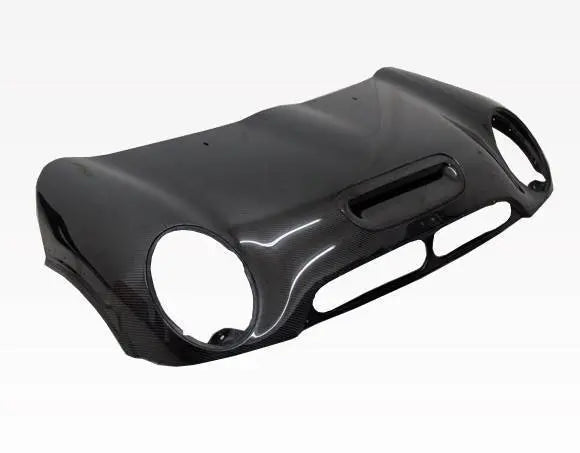 2002-2006 BMW Mini Cooper 2 doors OEM Style Carbon Fiber Black Hood-1