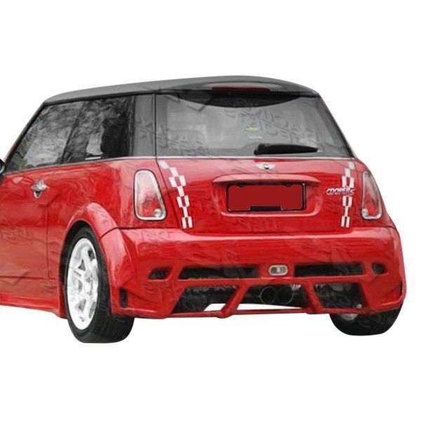 2002-2006 BMW Mini Cooper 2 doors Z Max Style FRP Primer Rear Bumper-1