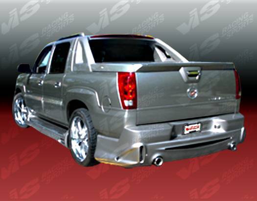 2002-2006 Cadillac Escalade 4 doors OUTCAST Style FRP Primer Rear Bumper-2