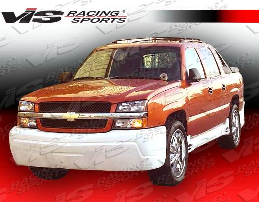 2002-2006 Chevrolet Avalanche 4 doors OUTCAST 2 Style FRP Primer Full Kit-1