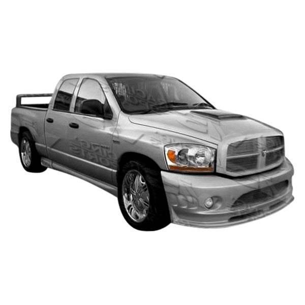 2002-2005 Dodge Ram 2 doors 4 doors Diablo Style FRP Primer Front Bumper-1