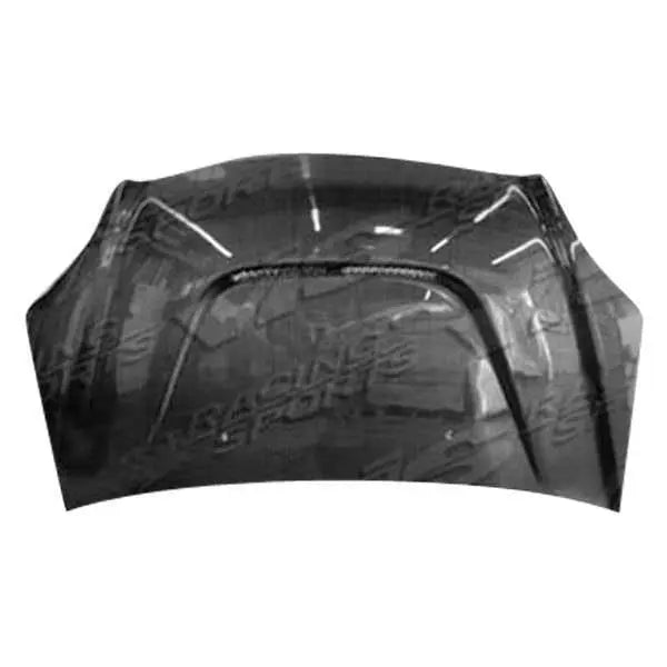 2002-2005 Honda Civic Hatchback JS Style Carbon Fiber Black Hood-1