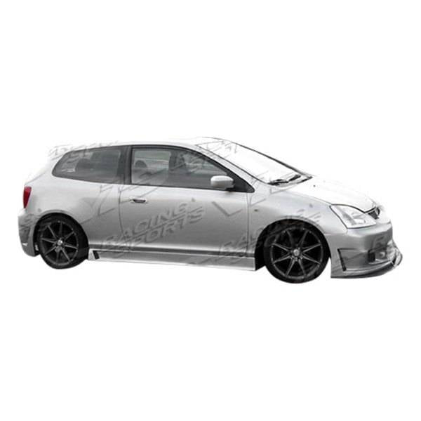 2002-2005 Honda Civic Hatchback TSC 3 Style FRP Primer Full Kit-3