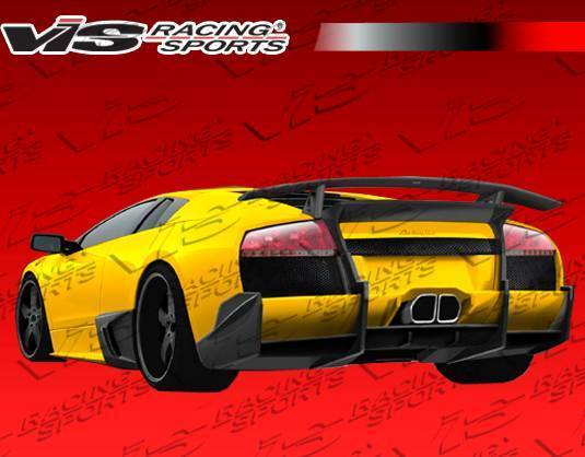 2002-2010 Lamborghini Murcielago 2 doors VIPER Style FRP Primer Rear Bumper-3