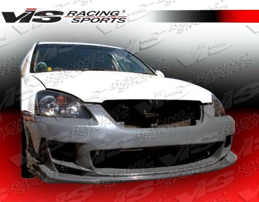 2002-2004 Nissan Altima 4 doors BALLISTIX Style FRP Primer Front Bumper-2