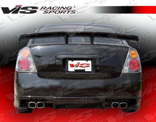 2002-2004 Nissan Altima 4 doors BALLISTIX Style FRP Primer Rear Bumper-1
