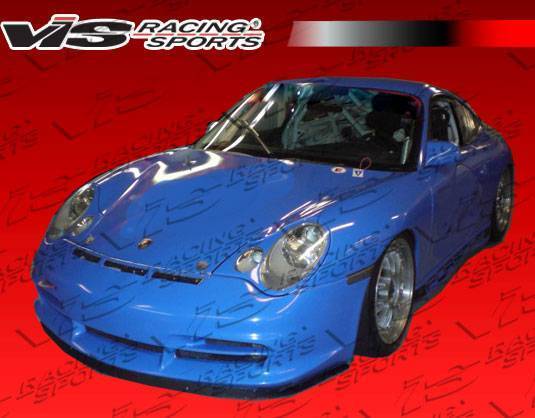 2002-2004 Porsche 996 2 doors FRP Primer Front Bumper-3