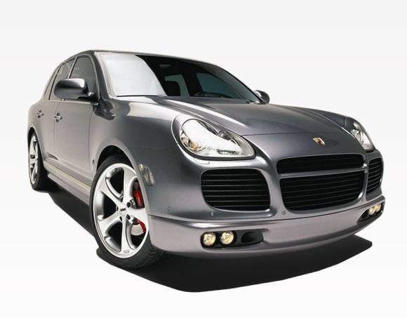 2002-2007 Porsche Cayenne A Tech Style FRP Primer Front Lip-2