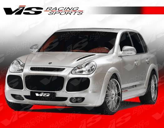 2002-2007 Porsche Cayenne G Tech Style FRP Primer Front Bumper-1