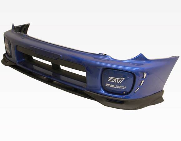 2002-2003 Subaru WRX 4 doors STI Style FRP Primer Front Lip-2