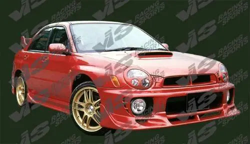 2002-2007 Subaru WRX 4 doors FRP Primer Side Skirts-1
