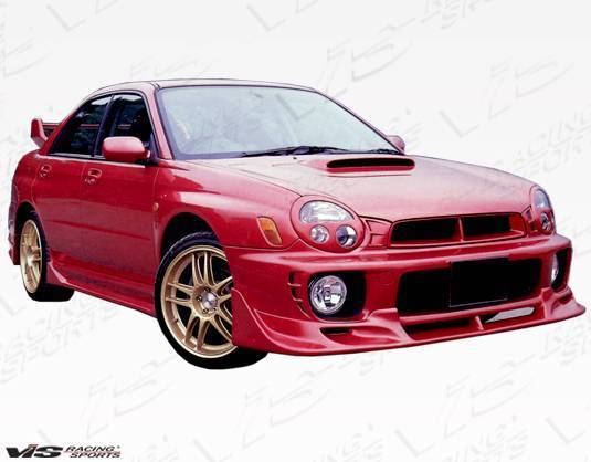 2002-2003 Subaru WRX 4 doors FRP Primer Front Lip-1