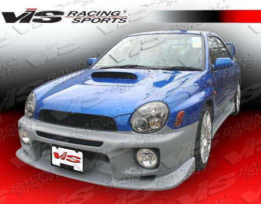 2002-2003 Subaru WRX 4 doors TRACER 2 Style FRP Primer Front Bumper-2