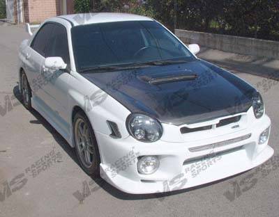 2002-2003 Subaru WRX 4 doors TRACER 2 Style FRP Primer Accessories-4