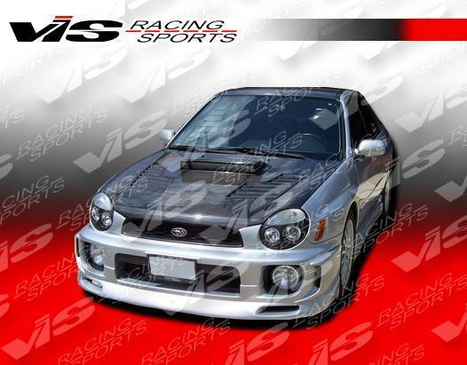 2002-2003 Subaru WRX 4 doors Z-SPEED Style FRP Primer Front Lip-1