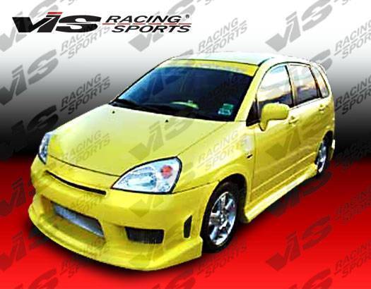 2003-2006 Suzuki Aerio 4 doors STRIKER Style FRP Primer Full Kit-3