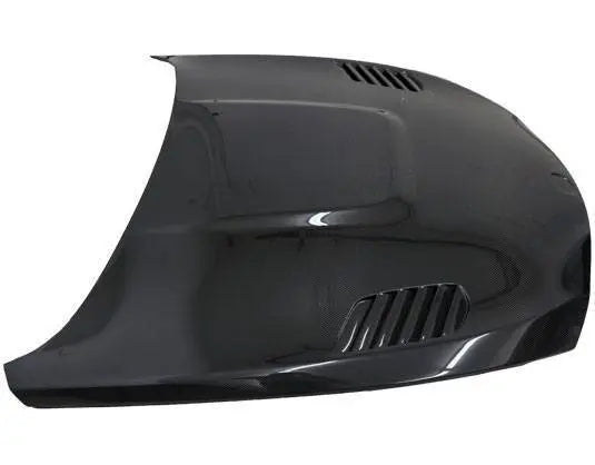 2003-2010 BMW 6 SERIES E63 2 doors XTS Style Carbon Fiber Black Hood-3