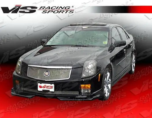 2003-2007 Cadillac CTS 4 doors VIP Style FRP Primer Side Skirts-2