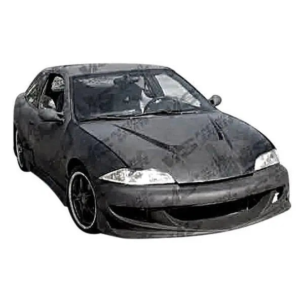 2003-2005 Chevrolet Cavalier 2 doors 4 doors INVADER Style Carbon Fiber Black Hood-2