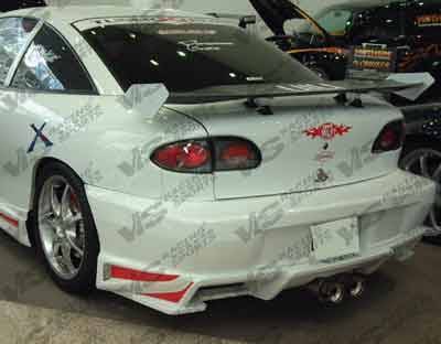 2003-2005 Chevrolet Cavalier 4 doors BALLISTIX Style FRP Primer Full Kit-4