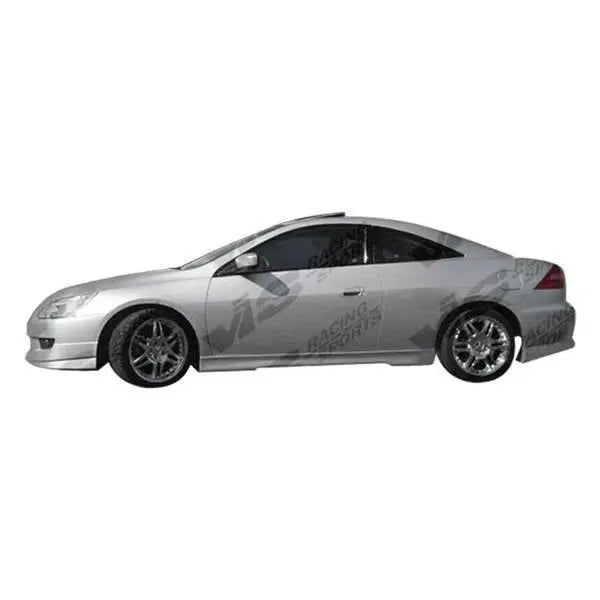 2003-2007 Honda Accord 2 doors EVO 5 Style FRP Primer Side Skirts-1