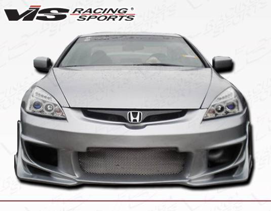 2003-2005 Honda Accord 4 doors BALLISTIX Style FRP Primer Front Bumper-2