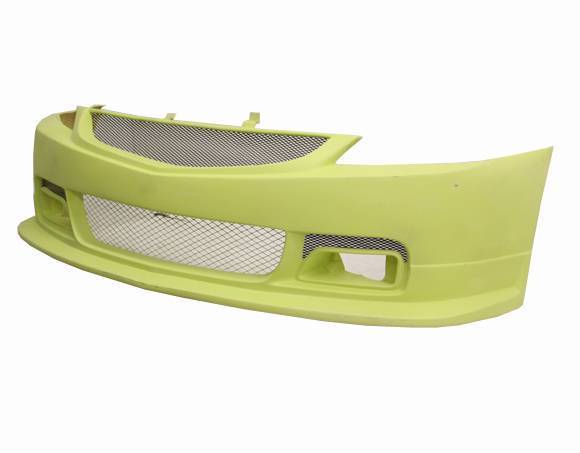 2003-2005 Honda Accord 4 doors TECHNO R Style FRP Primer Front Bumper-4