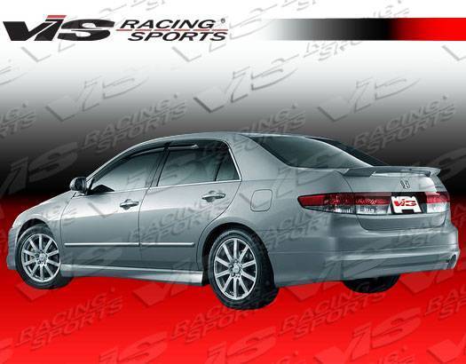 2003-2005 Honda Accord 4 doors TECHNO R 2 Style FRP Primer Rear Lip-1