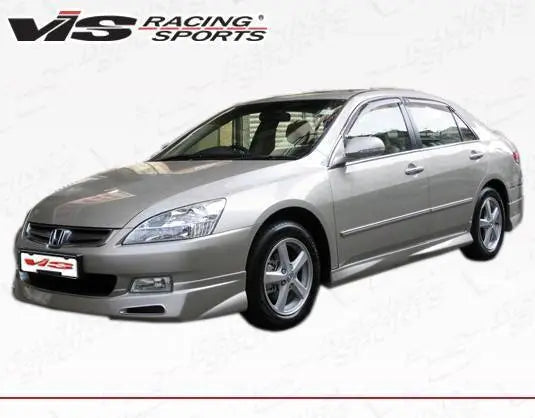 2003-2007 Honda Accord 4 doors VIP 2 Style FRP Primer Side Skirts-1