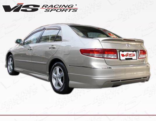 2003-2005 Honda Accord 4 doors VIP 2 Style FRP Primer Rear Lip-2