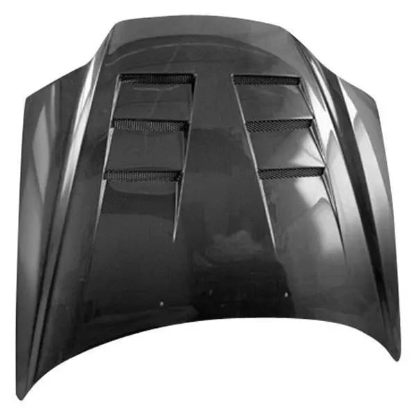 2003-2006 Hyundai Tiburon 2 doors TERMINATOR Style Carbon Fiber Black Hood-3
