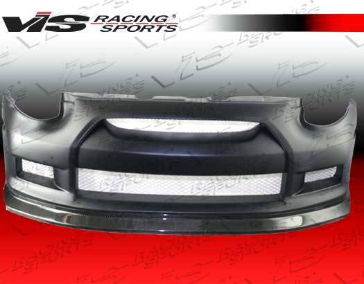 2003-2007 Infiniti G35 2 doors GTR Style FRP Carbon Fiber Black Front Bumper-2
