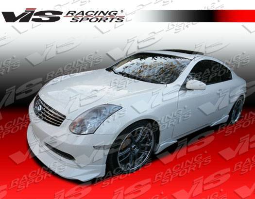 2003-2007 Infiniti G35 2 doors Carbon Fiber Black Front Lip-1
