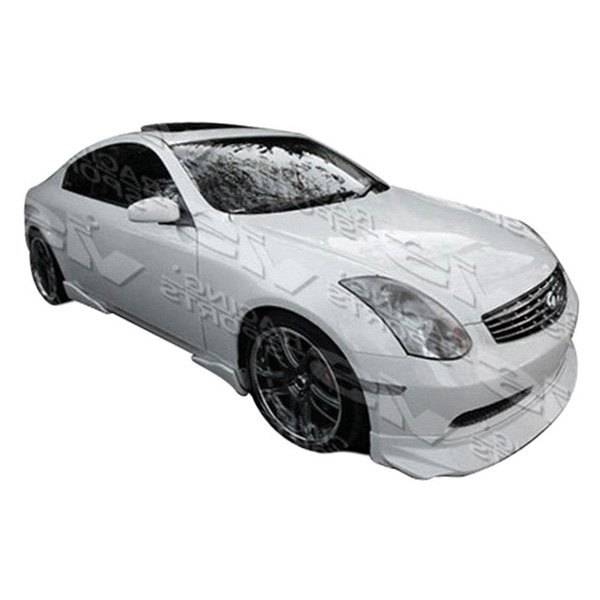 2003-2007 Infiniti G35 2 doors INVADER Style FRP Primer Full Kit-1
