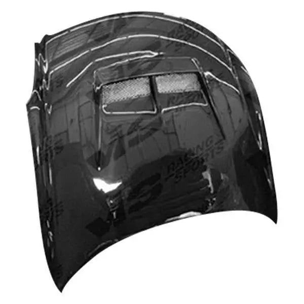 2003-2007 Infiniti G35 2 doors JS Style Carbon Fiber Black Hood-1